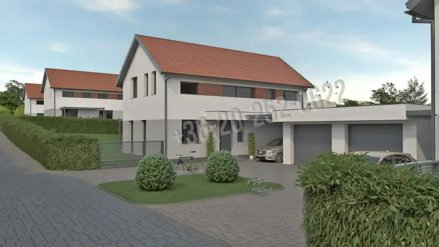 eladó új építésű ikerház, Iszkaszentgyörgy